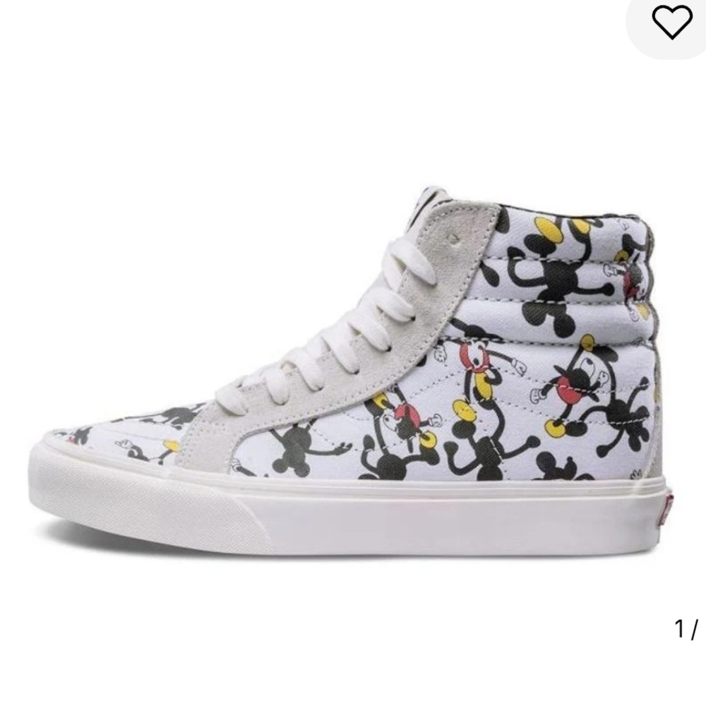 Vans Disney x Geoff McFetridge x Sk8-Hi 'Mickey's 90th' sneaker